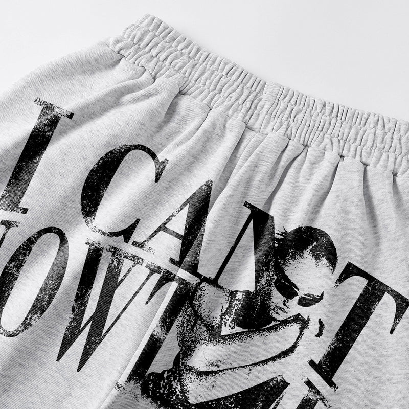Jogginghose mit weitem Bein und Grafikprint – Hip-Hop-Streetwear-Loungehose