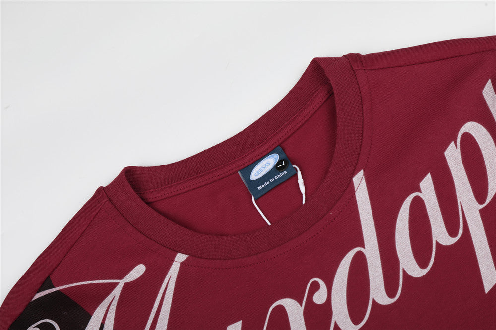 Oversized Graphic Print T-Shirt | Streetwear Script Logo Tee