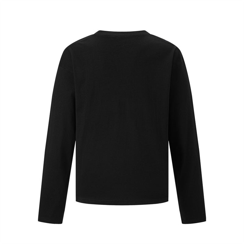 2000 Star Circle Graphic Long-Sleeve T-Shirt – Relaxed Fit