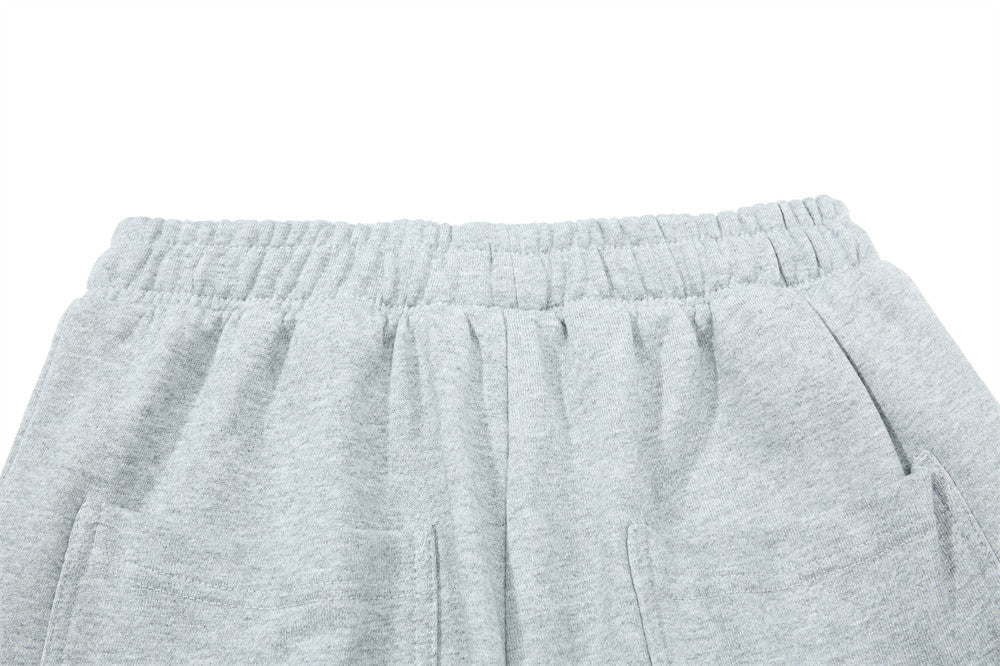 Wide-Leg Sweatpants with Pegasus Embroidery & Crew Skatepark Graphic
