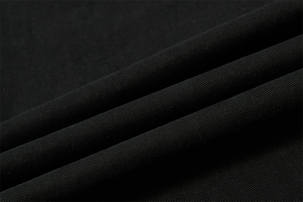 Wide-Leg Trousers with Double-Breasted Rope Detail