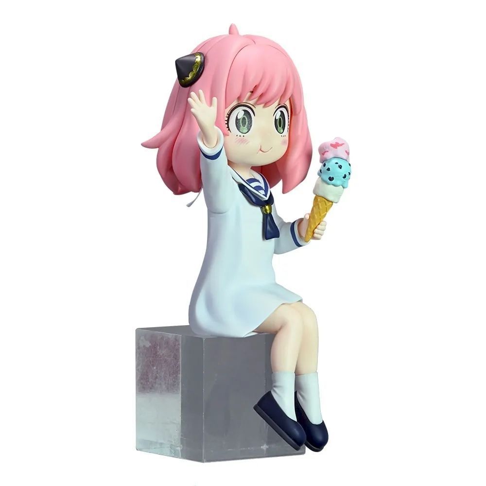 Explore the Anya Forger with Ice Cream Figure from Spy × Family. This anime PVC collectible captures Anya&