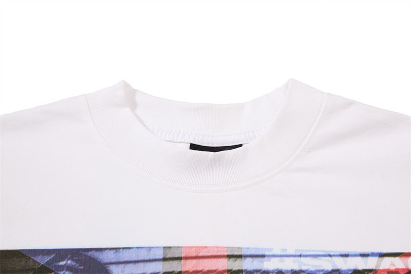 Hip-Hop Rock Graphic Long Sleeve T-Shirt – Relaxed Fit Crew Neck