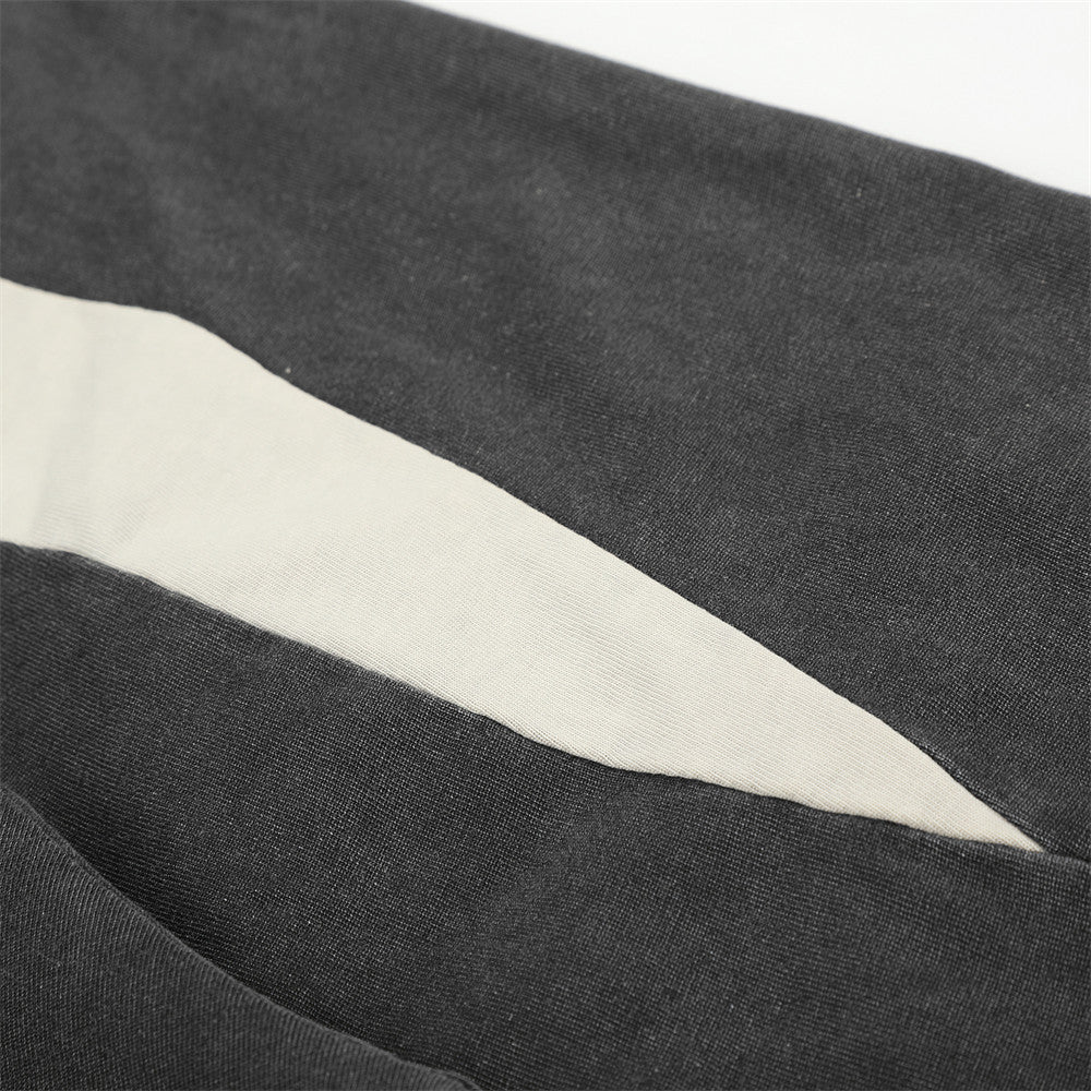 Men's Vintage Soccer Jersey Long-Sleeve Shirt – Number 9 Graphic, Washed Black