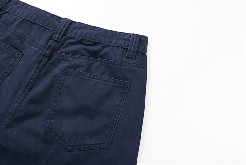 Baggy Cargo Pants for Men – Wide Leg Pleated Straight-Cut Workwear Trousers