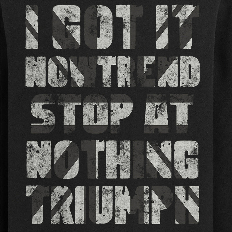 Long Sleeve Graphic T-Shirt – Distressed Letter Print, Relaxed Fit