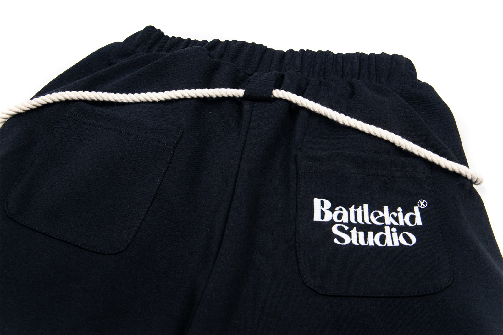 Wide-Leg Sweatpants with Rope Drawstring – Oversized Retro Streetwear Trousers