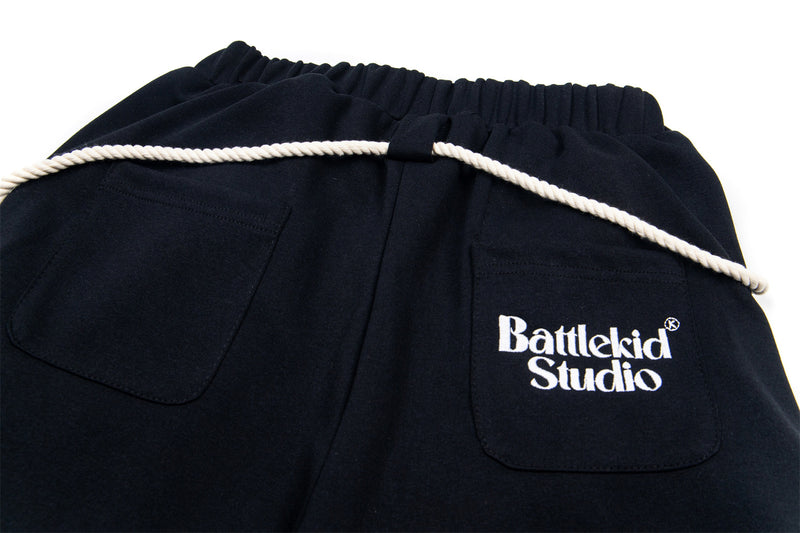 Wide-Leg Sweatpants with Rope Drawstring – Oversized Retro Streetwear Trousers