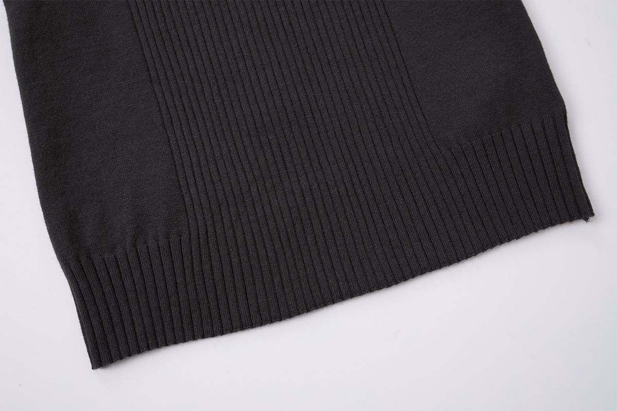 Men's Slim-Fit Ribbed Knit Crewneck Sweater