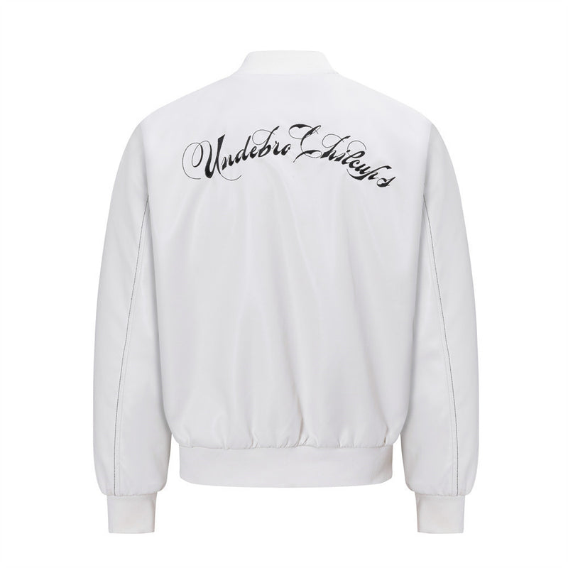 Leather Bomber Jacket Men – PU Punk Tribal Embroidery Oversized Varsity Jacket