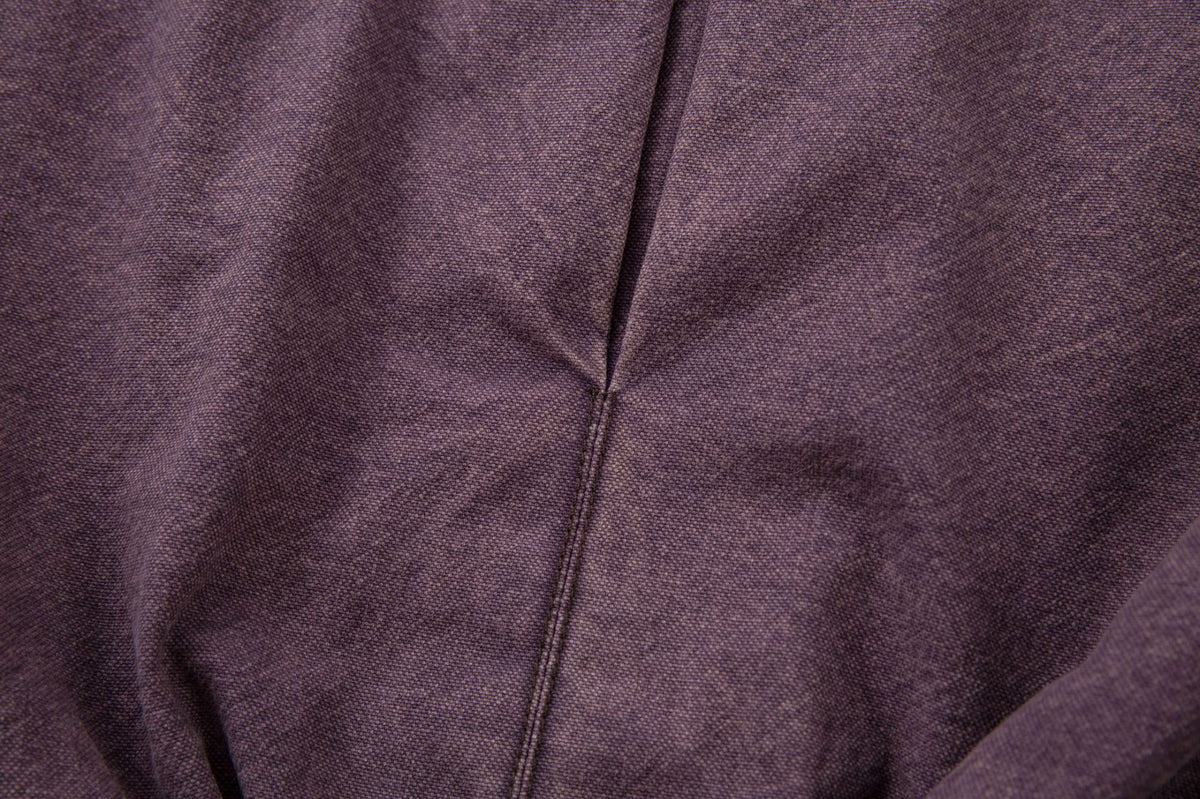 Washed Denim Bomber Jacket with Faux Fur Collar & Fleece Lining – Vintage