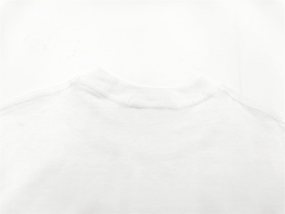 3D Strawberry Print Oversized Drop-Shoulder T-Shirt