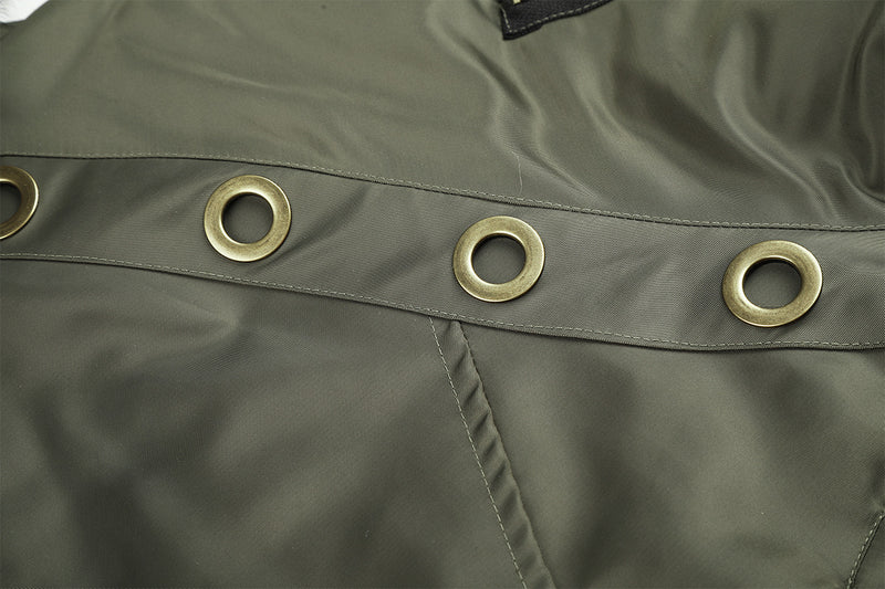Bomber Jacket with Hoodie Faux Fur Lined Flight Jacket