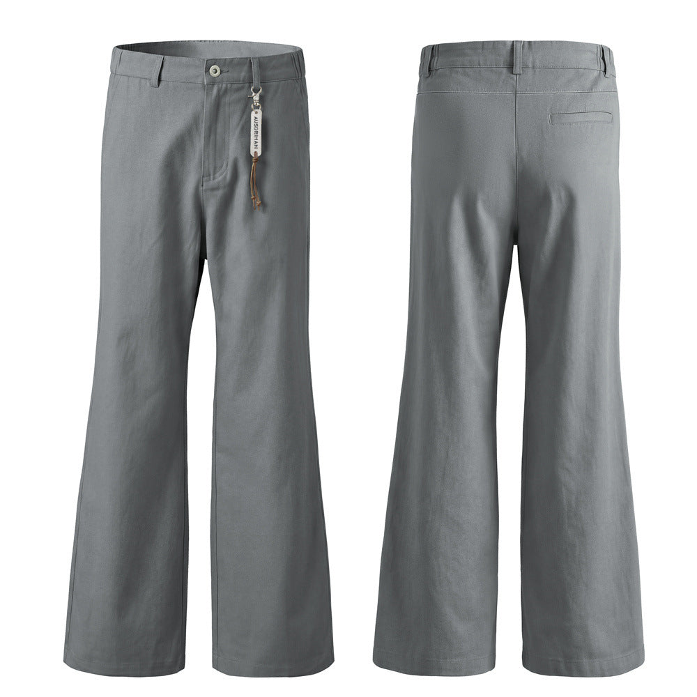 Men's Flare Wide-Leg Trousers – Bell Bottom Casual Pants