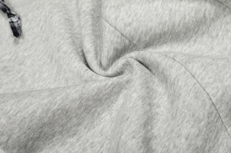 Wide-Leg-Sweatpants mit Karoband – Oversized-Hip-Hop-Barrel-Pants
