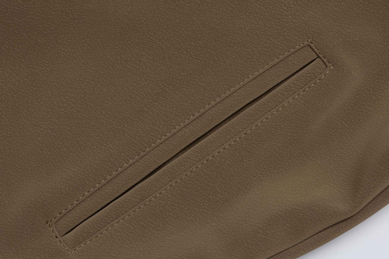 Jacke im Military-Stil mit Stehkragen und zweireihigem Knopfdetail