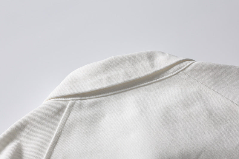 Oversized Workwear Bomber Jacket – Relaxed Fit Button-Up Outerwear