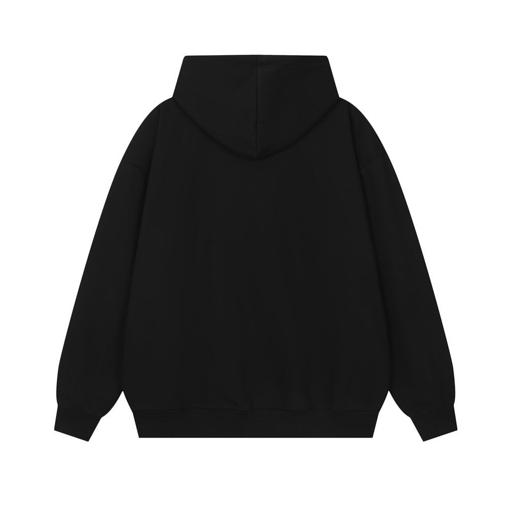Oversize-Pullover-Hoodie mit Cartoon-Gummibärchenprint