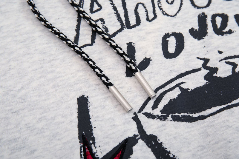 Grafik-Hoodie mit Kaffeetasse & Sternprint – Oversized Retro-Streetwear