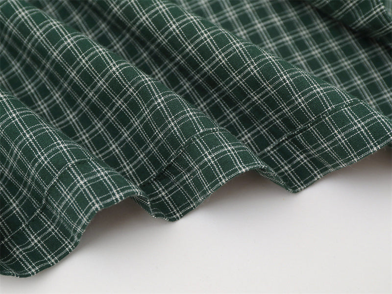 Men's Oversized Plaid Graphic Button-Up Shirt – Vintage Distressed Print Long