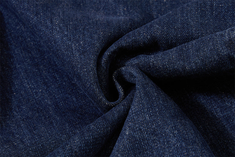 Wide-Leg-Barrel-Jeans für Herren – Deconstructed-Denim im High-Street-Stil mit Kontrast