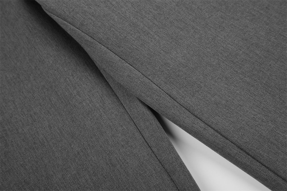 Wide-Leg Pleated Dress Pants with Metal Button Fly