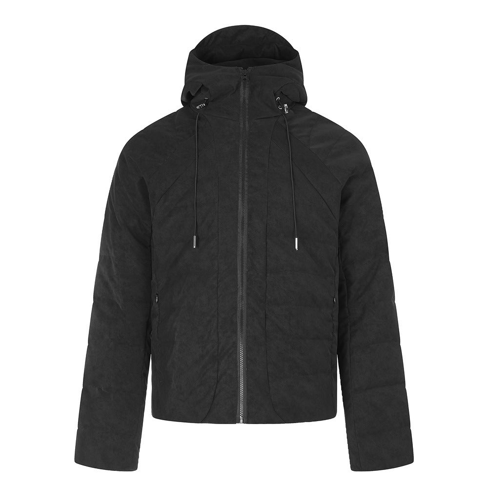 Doudoune à capuche – Manteau d'hiver matelassé à coupe décontractée