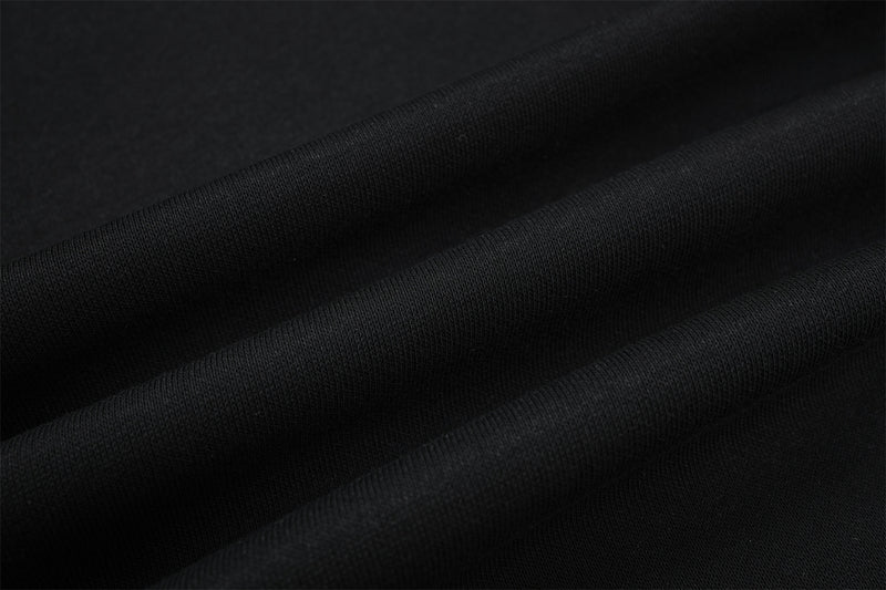 Sweat à capuche oversize à patch étoile et rayures contrastantes aux épaules