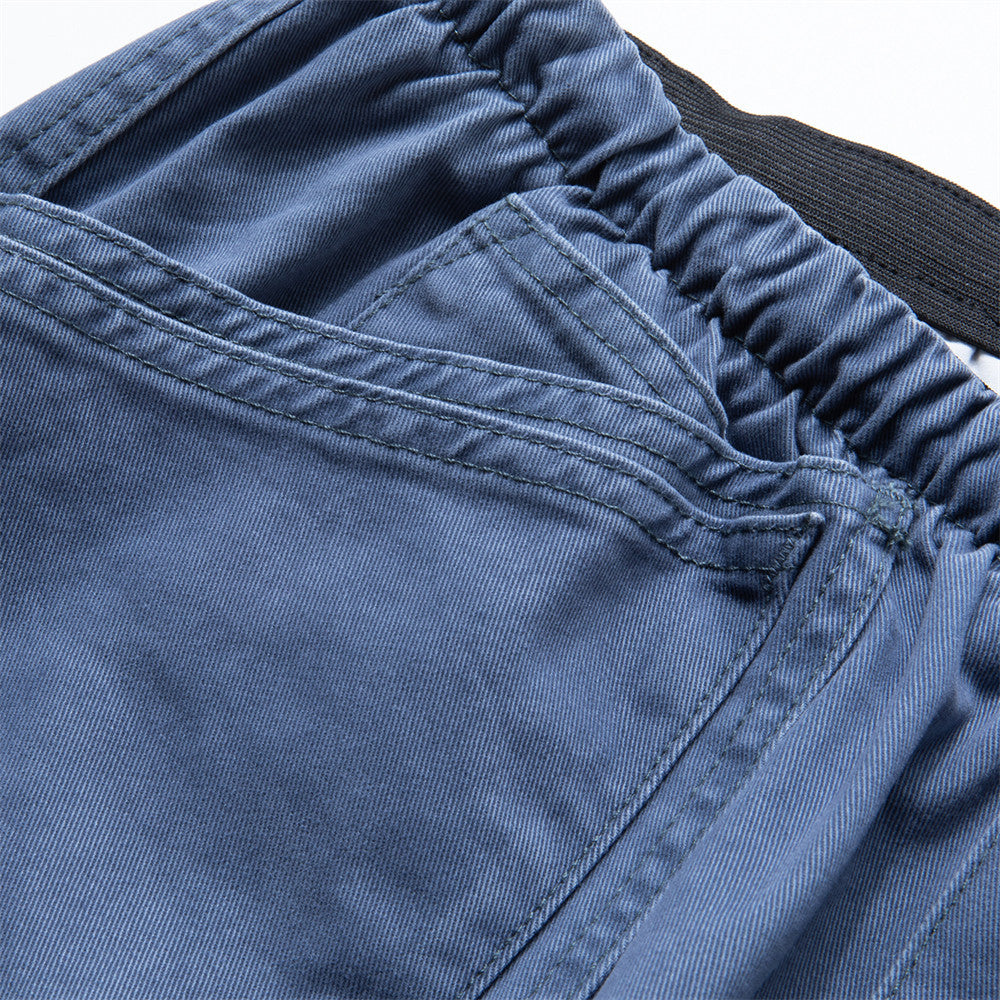 Cargo-Hose mit weitem Bein – Utility-Hose für Herren mit Kordelzug und doppelten Fronttaschen