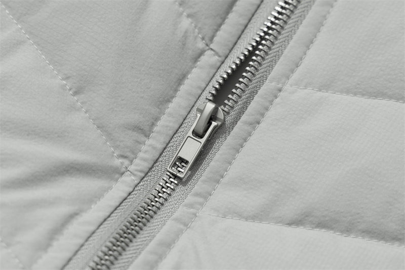 Herren-Pufferjacke mit lockerer Passform und Steppmuster – Stehkragen