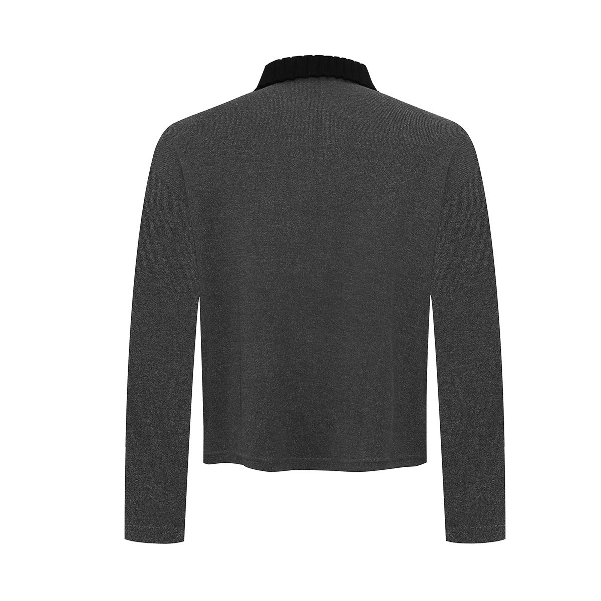 Half-Zip Polo Collar Knit Sweater – Colorblock Long Sleeve Pullover