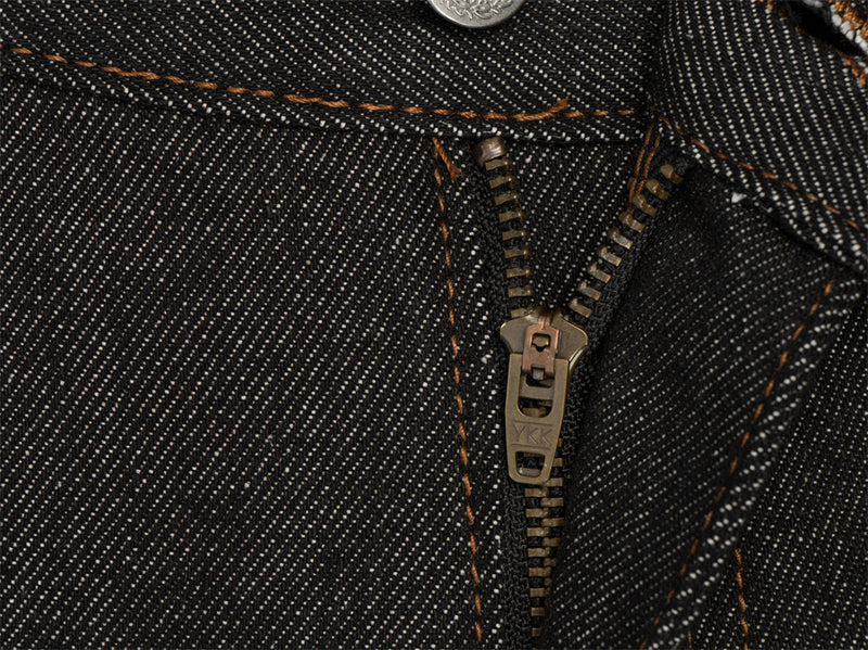Raw Black Denim Flare Jeans – Wide-Leg Embroidered Streetwear Pants