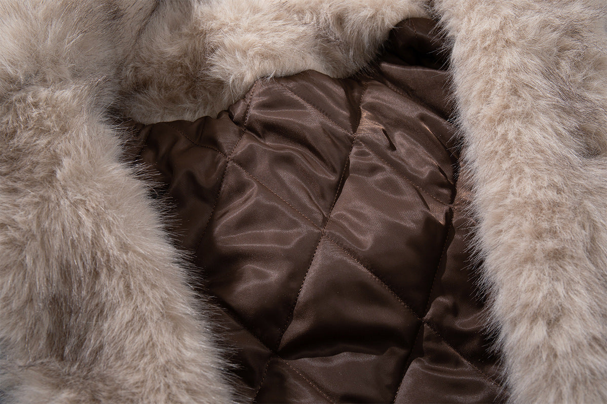 Leather Bomber Jacket with Removable Faux Fur Collar — Vintage American Aviator