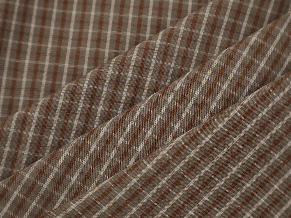 Plaid Long Sleeve Shirt with Varsity Graphic Print – Oversized Relaxed Fit