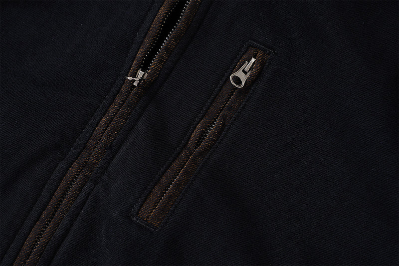 Veste Harrington en velours coupe boxy – Style workwear américain rétro