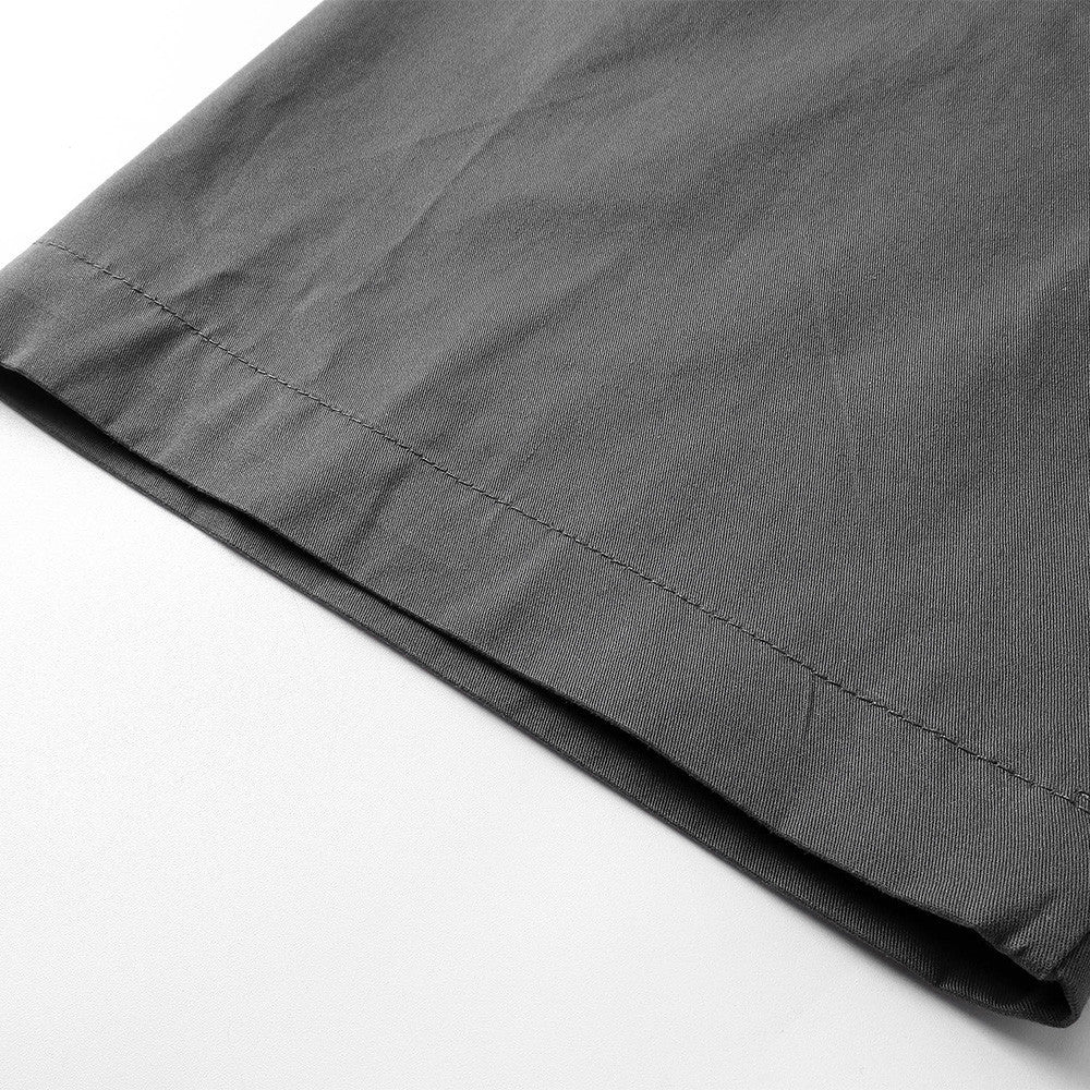 Men Short Sleeve Shirt – American Varsity Graphic Oversized Button-Down