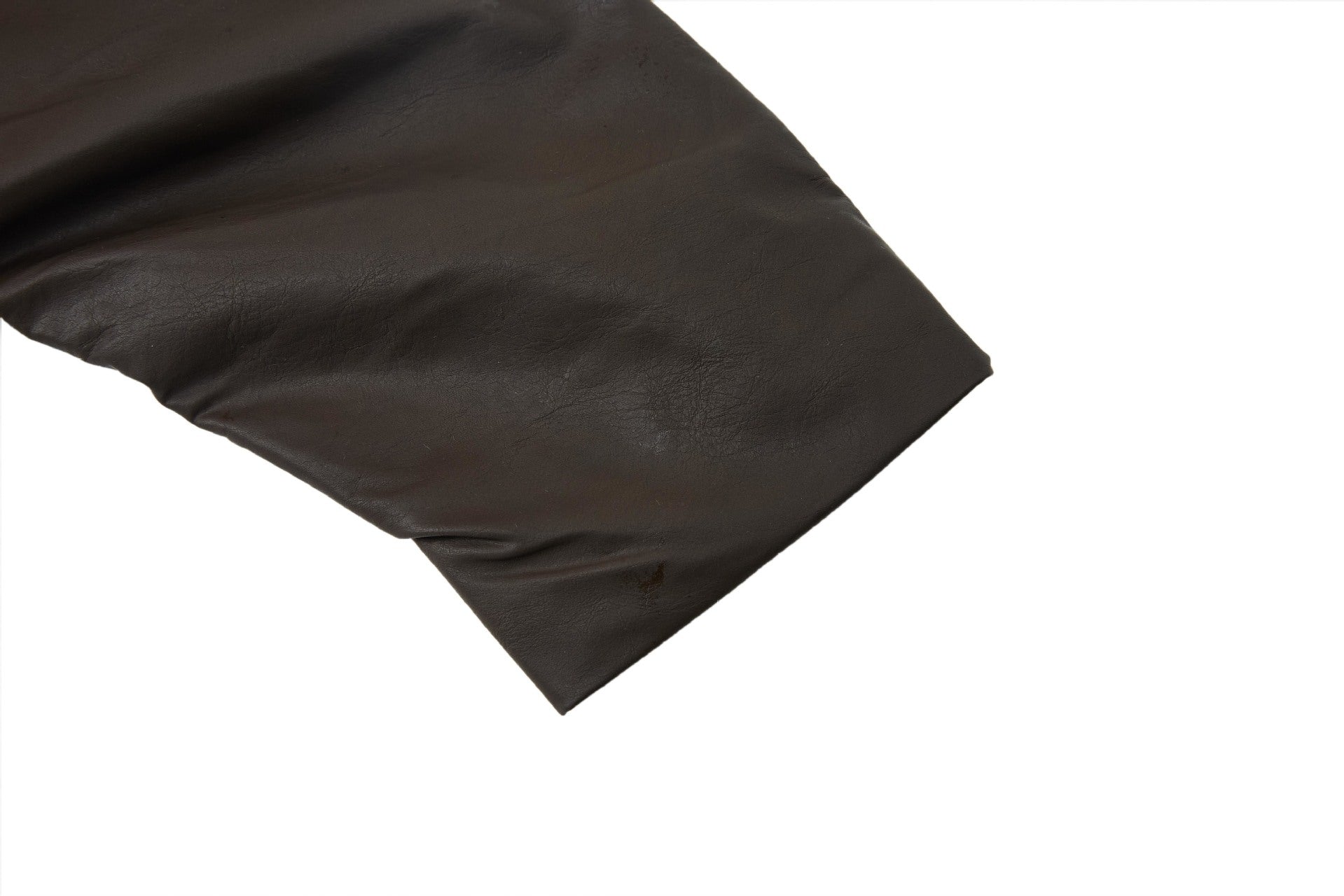 Veste moto en simili cuir – Col montant, poches zippées déconstruites, style biker rétro