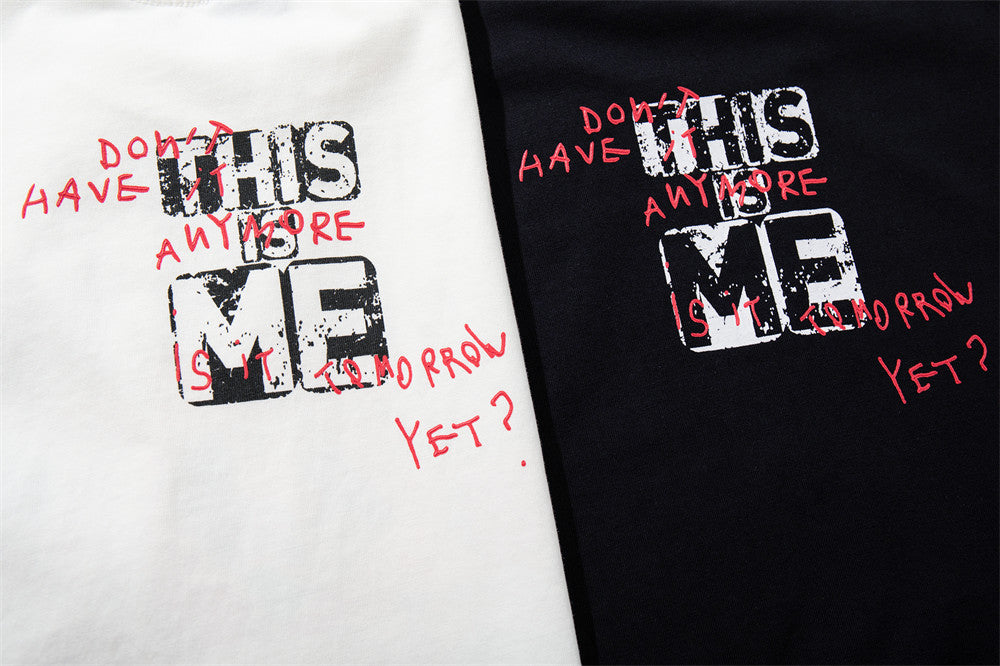 T-shirt graphique homme à manches longues – Imprimé collage en neuf panneaux, col rond décontracté