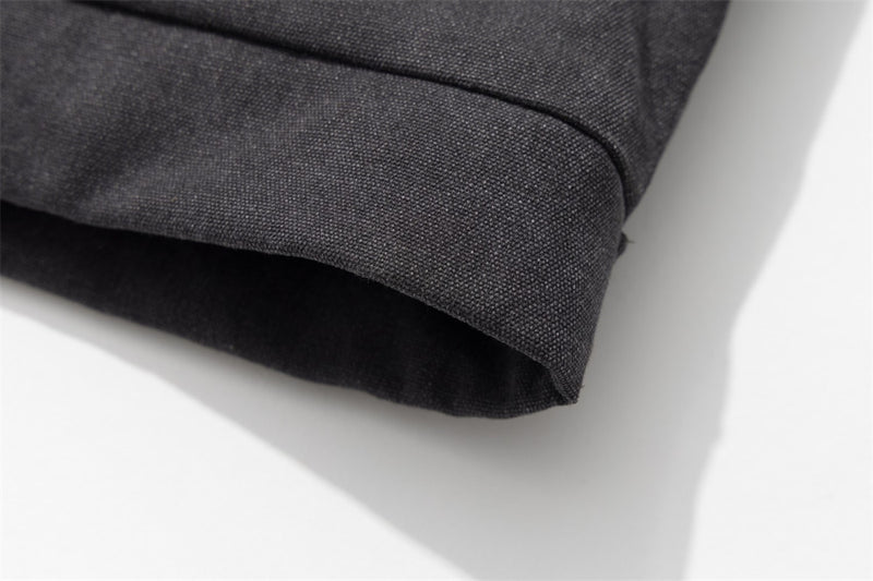 Veste moto homme à col en fausse fourrure – Zip diagonal, détails cloutés, gris anthracite