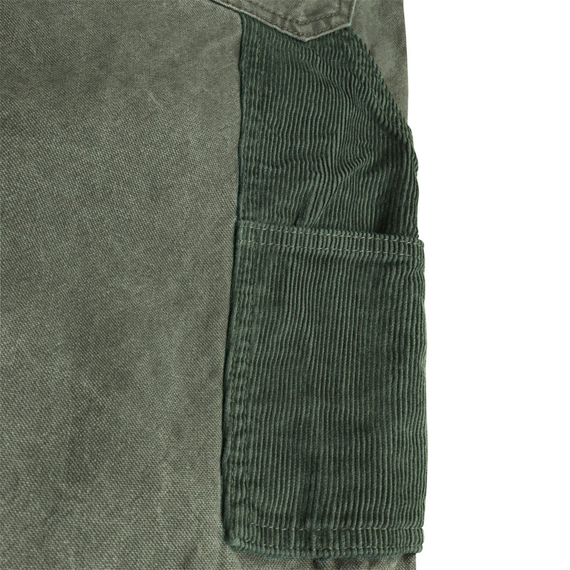 Cordhosen im Patchwork-Carpenter-Stil – Wide Leg, Paint-Splatter, Workwear-Hose