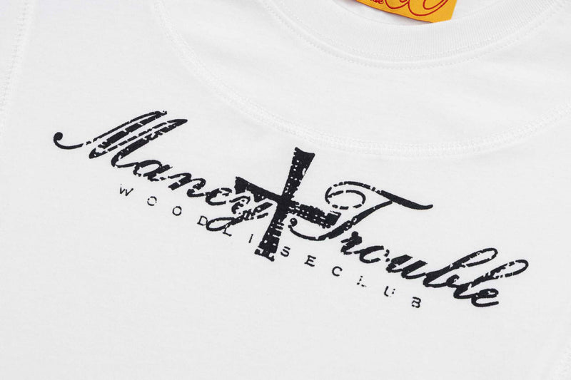 Langarm-Graphic-T-Shirt – Mancy-Trouble-Kreuzprint, Mockneck, Slim Fit