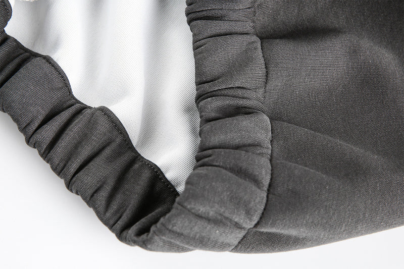 Hoodie zippé oversize doublé en molleton