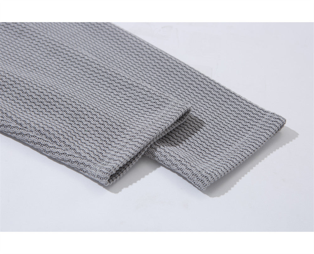 Men's Long Sleeve Waffle-Knit Henley Shirt with Drawstring Hem