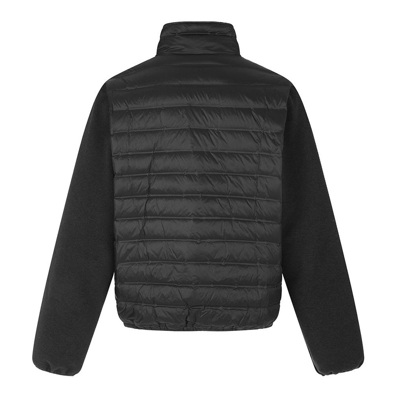 Men's Asymmetric Stand Collar Quilted Down Jacket – Diagonal Placket Puffer Coat