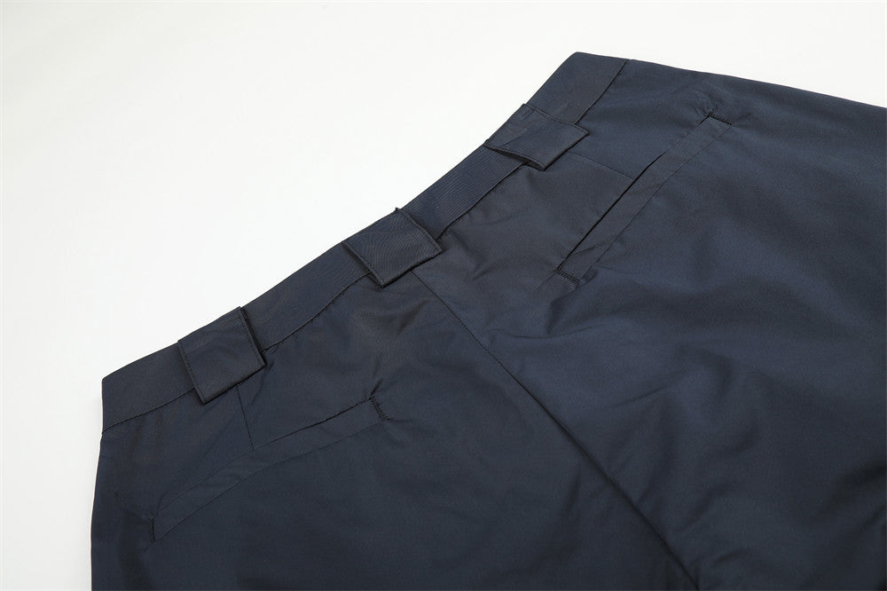 Tactical Wide-Leg Cargo Pants with Reflective Strips & Mesh Pockets