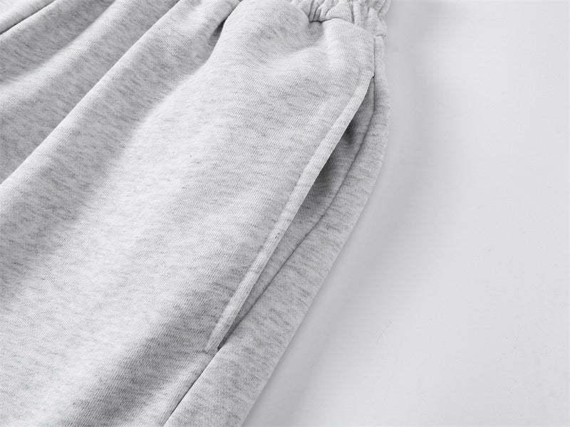 Sweatpants mit gotischem Kreuz-Print und weitem Bein – lockere Streetwear-Hose