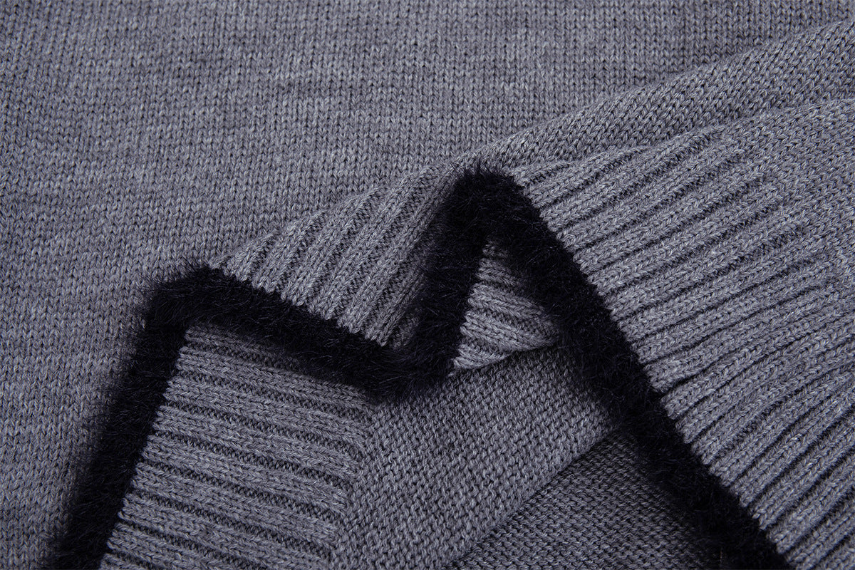 Gilet en maille zippé avec ornements cœur et étoile
