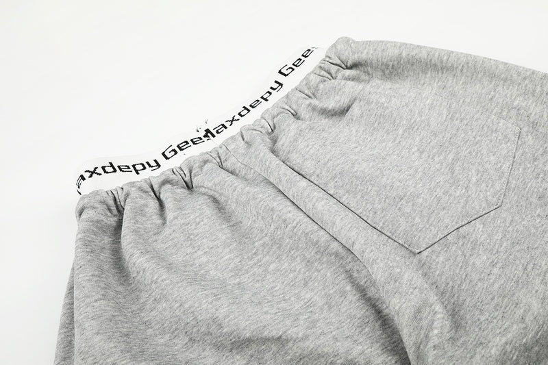 Pantalon cargo de survêtement coupe ample, jambes larges, graphique brodé, baggy