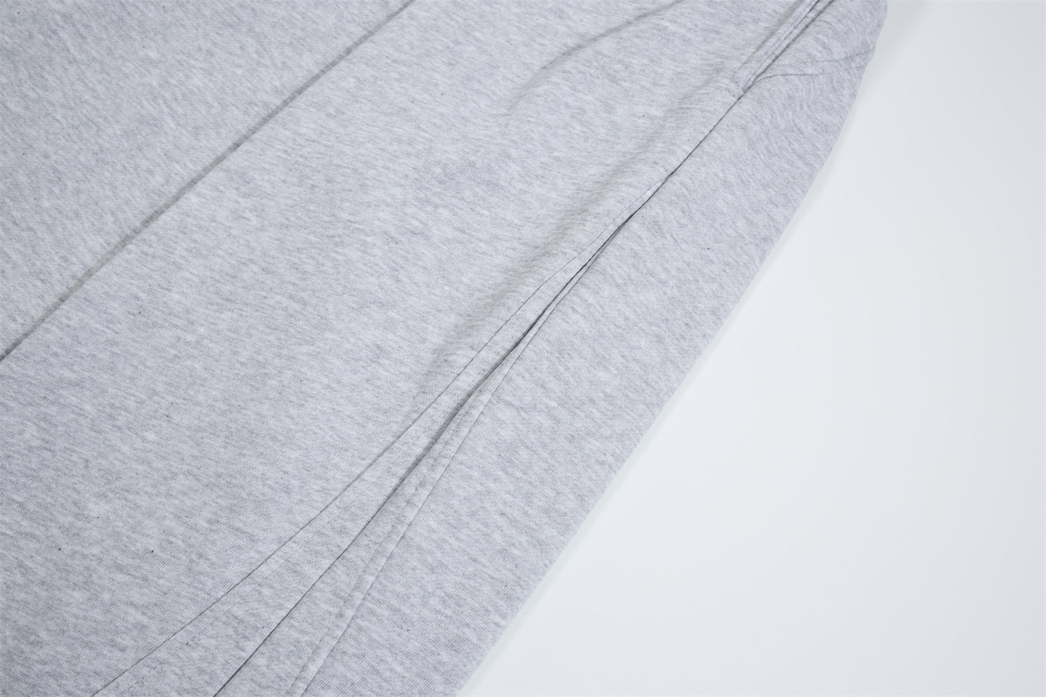 Wide-Leg-Sweathose mit Umschlagbund und Bindegürtel