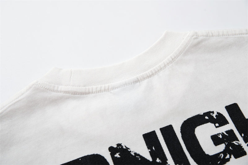 Herren-Longsleeve mit Print – Oversized-Rundhals und Figurenmotiv
